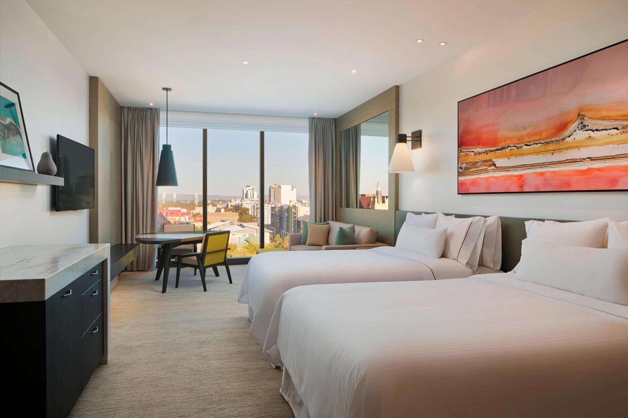 The Westin Perth Hotell Eksteriør bilde A guest room at the hotel